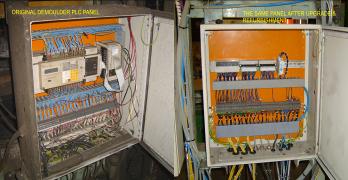 Refurbished demoulder electrical panel